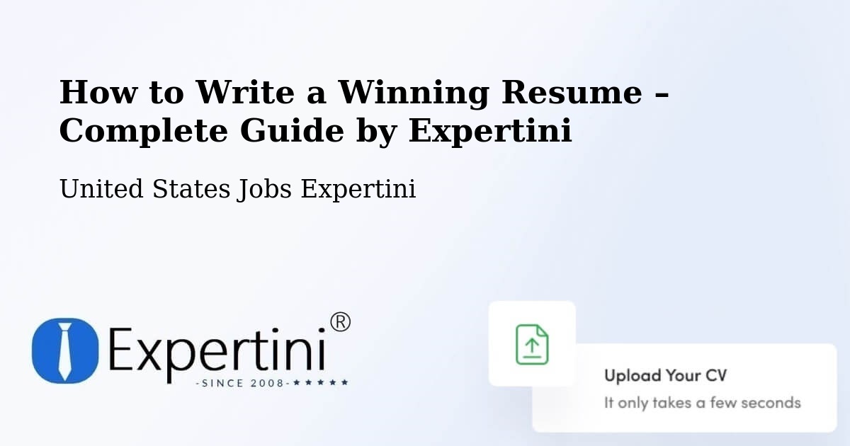 Resume Writing Guide for Job Seekers – Williamstown - Williamstown, United States Jobs Expertini